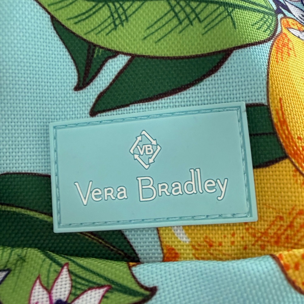 Vera Bradley Teal and Yellow Floral Bag